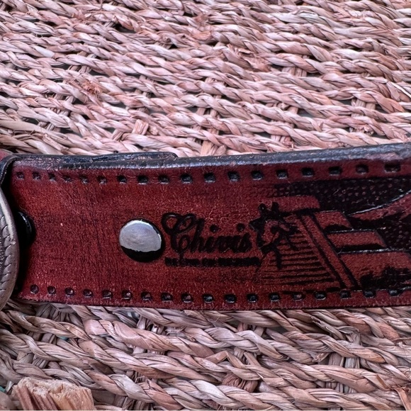 Belt Buckle,vintage,hippie,floral design,CHIVIS leather hand tooled - Picture 3 of 7